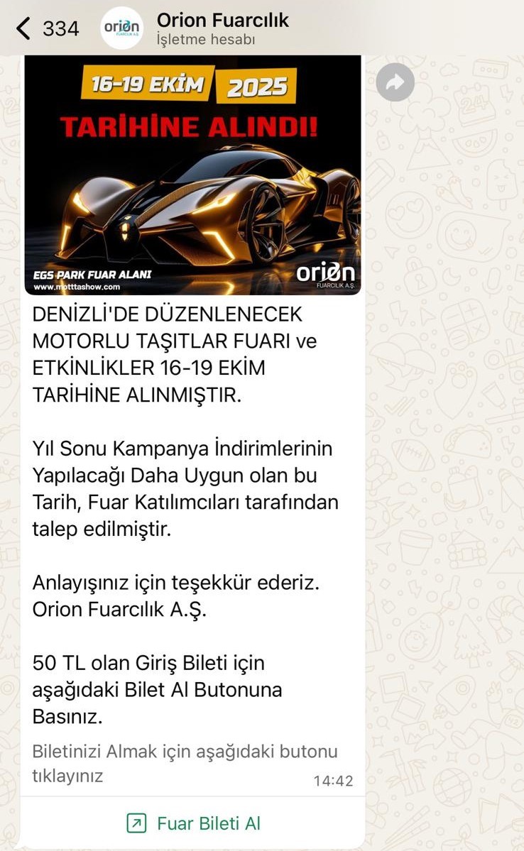 Rakip fuarcılık firmasından DEMOT Fuarı 2025’e saatler kala kirli paylaşım
