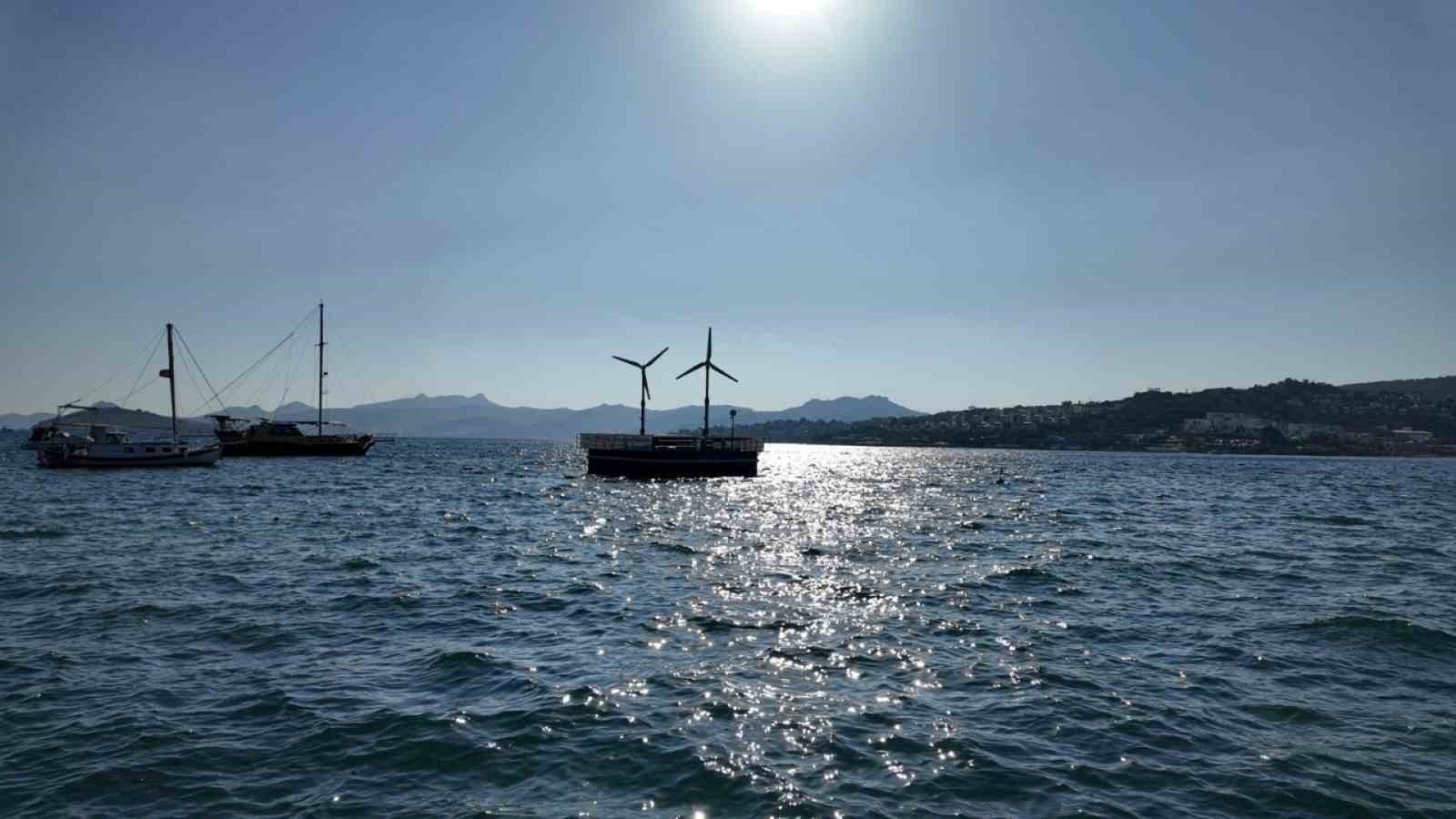 Bodrum’da ’Yüzer Deniz Suyu Arıtma Platformu’ tanıtıldı
