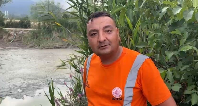 Bolu’da balık ölümlerinin yaşandığı gölde ekipler inceleme yaptı
