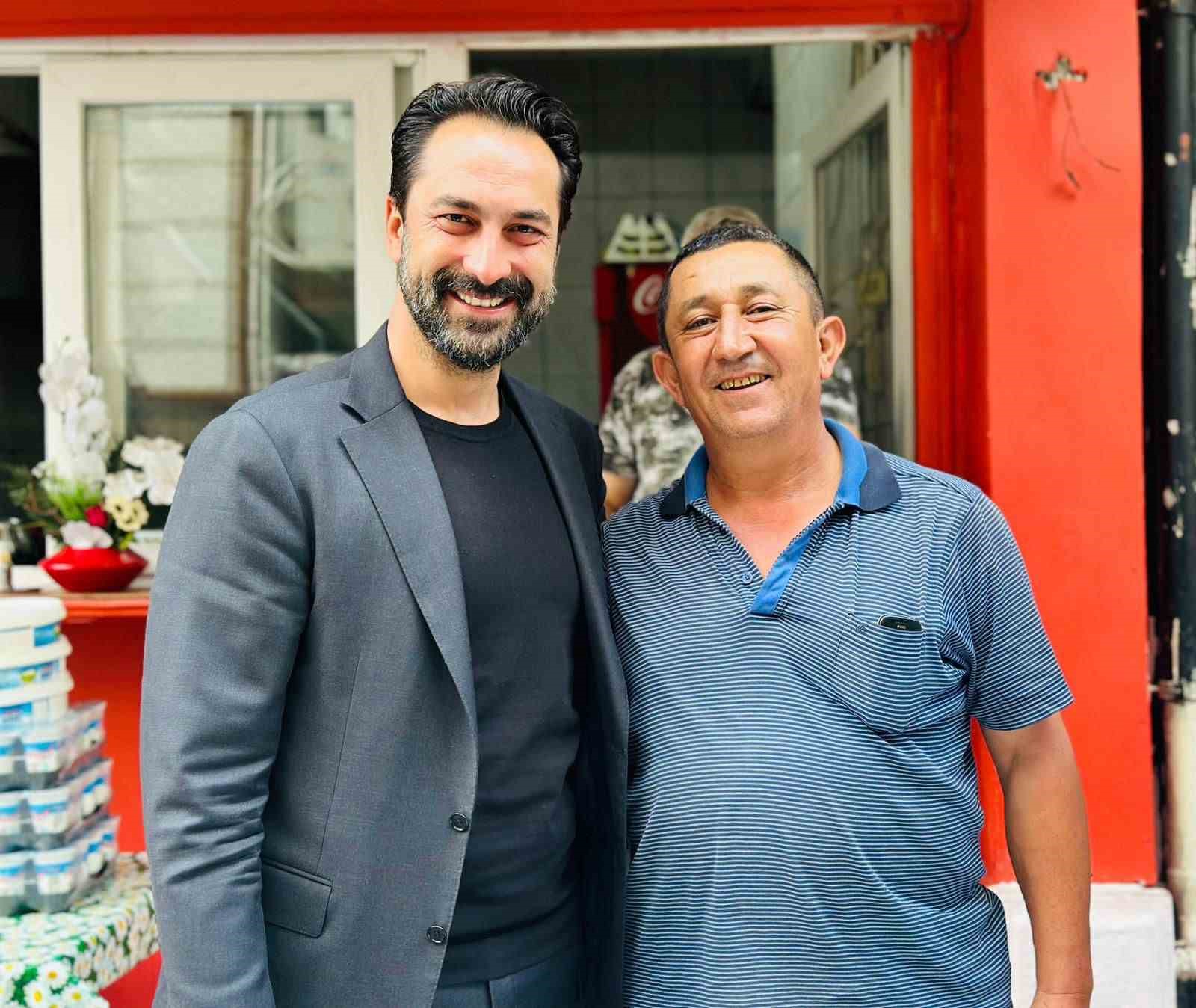 Arın&ccedil;, pazarcı esnafını dinledi
