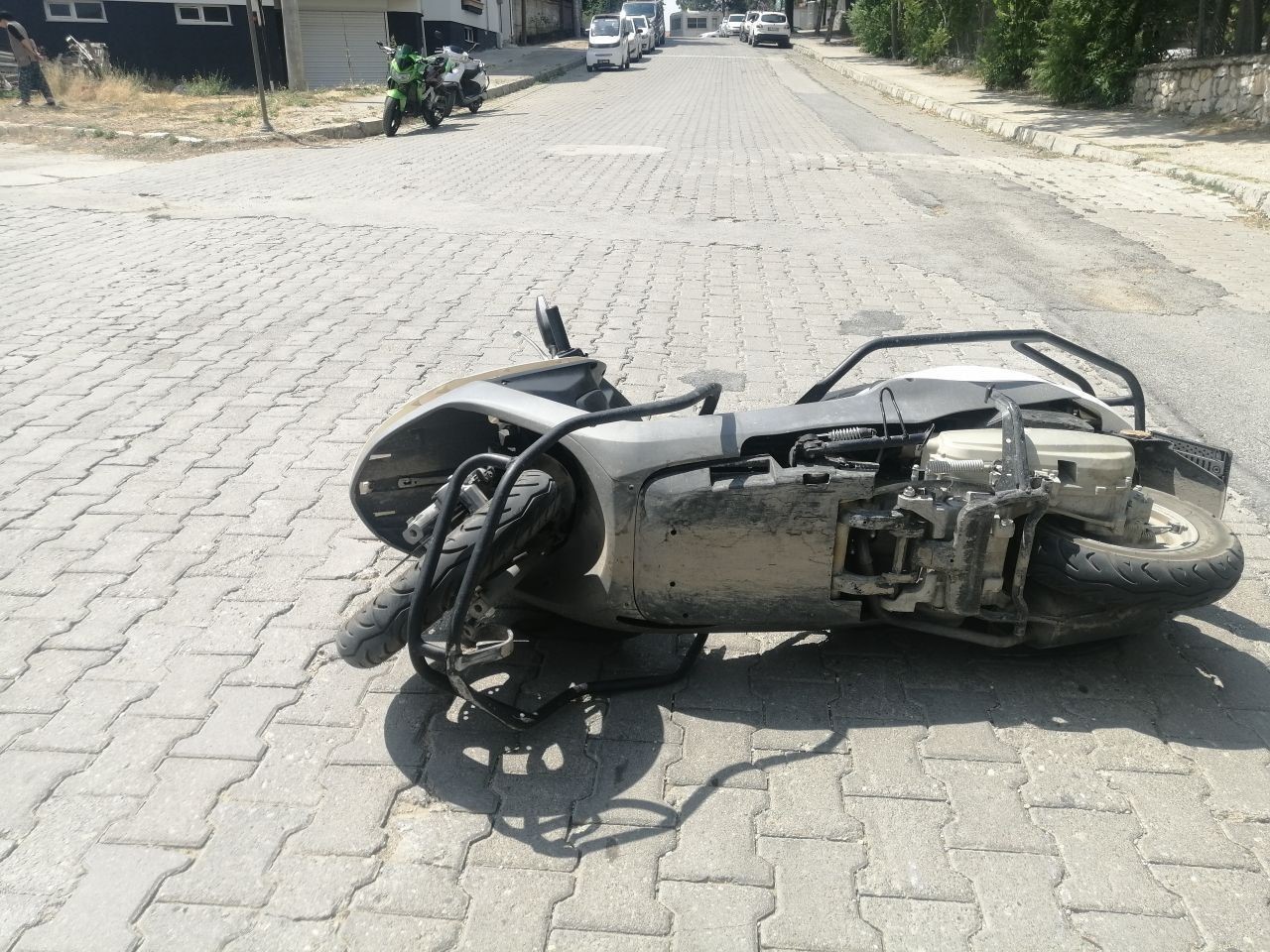 Isparta&rsquo;da motosiklet kazası: 2 yaralı
