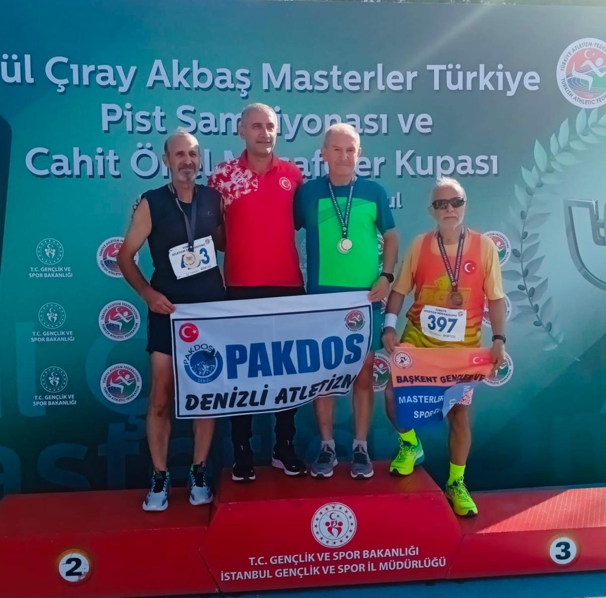 Denizlili master atletler T&uuml;rkiye şampiyonasına damga vurdu
