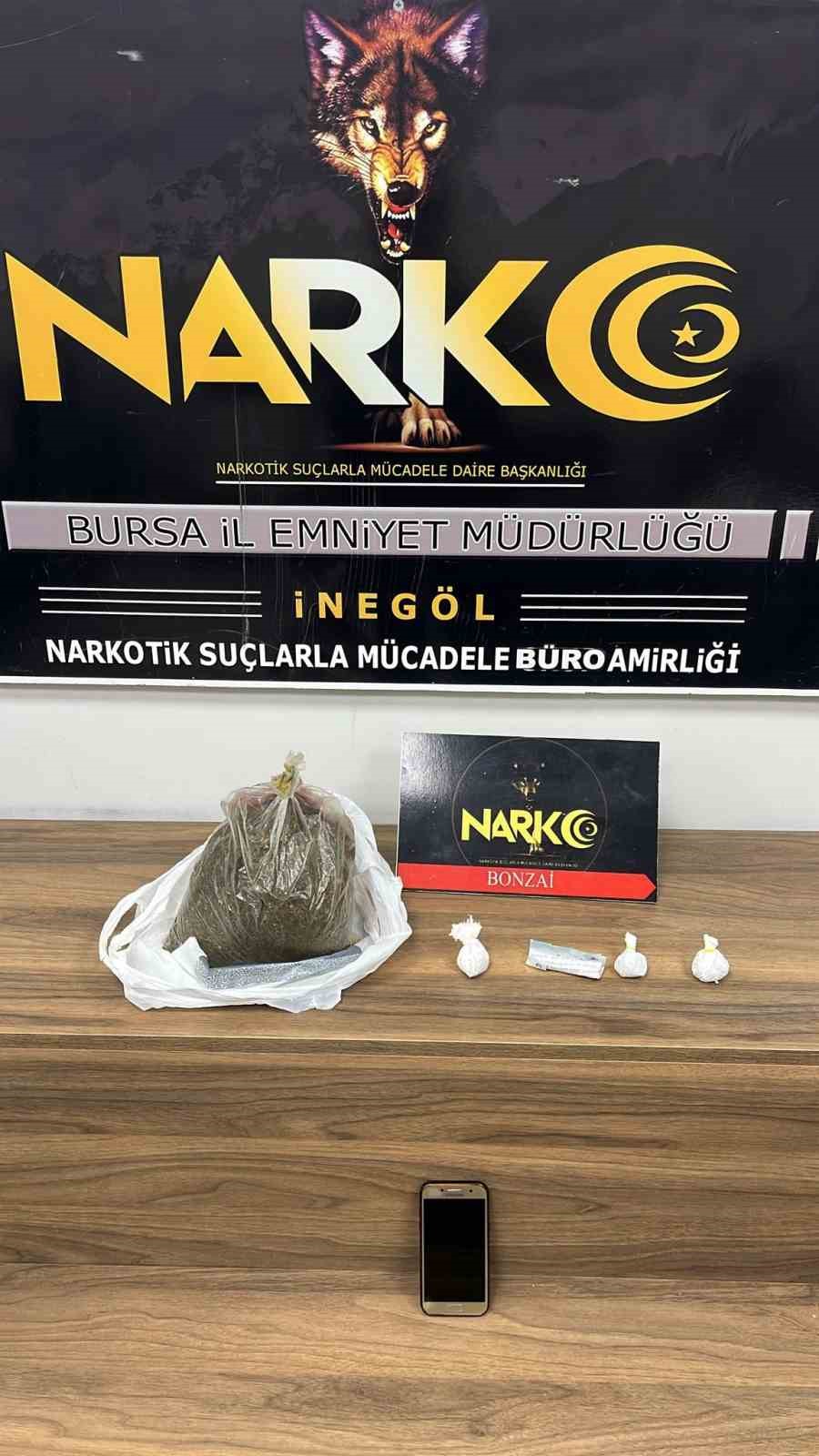 İnegöl’de uyuşturucu operasyonu: 1 tutuklama