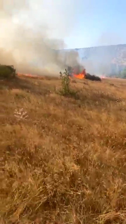Karabük’te çıkan anız yangını kontrol altına alındı