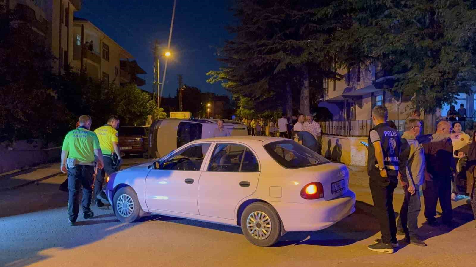 Polatlı’da iki araç çarpıştı: 1 yaralı