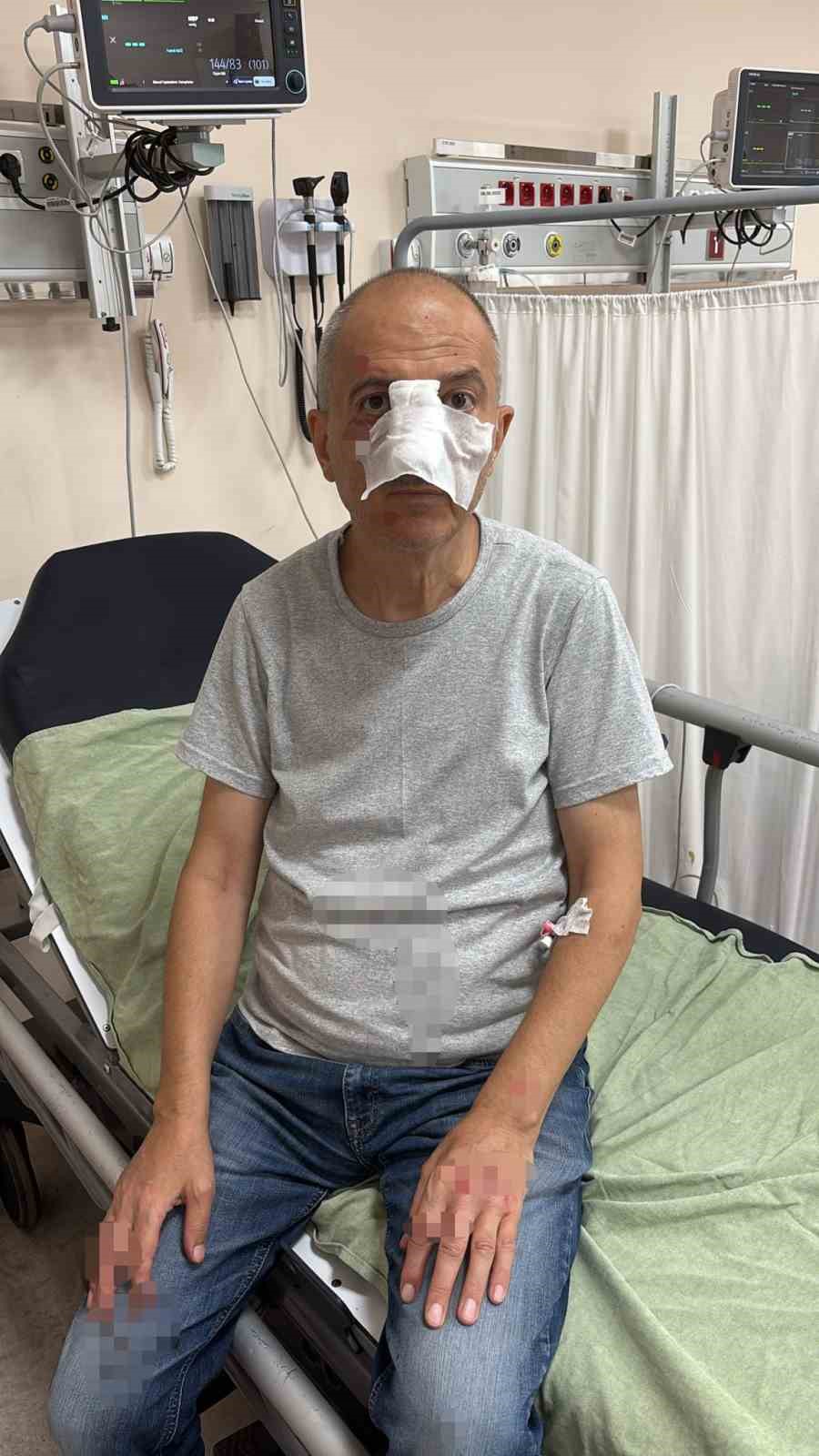 Önce icra yoluyla evinden tahliye edildi, ardından darp edildi