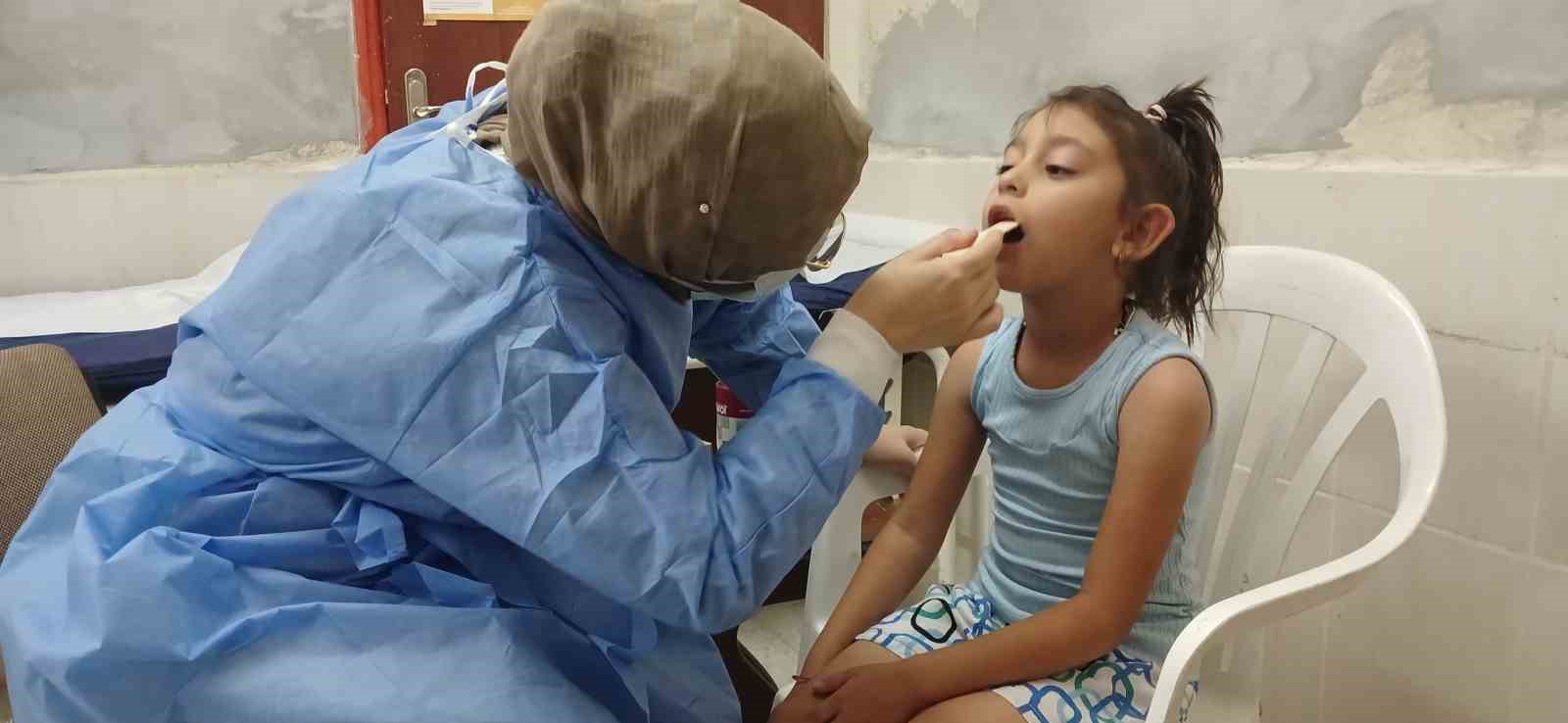 Kocag&uuml;r&rsquo;de diş taraması yapıldı
