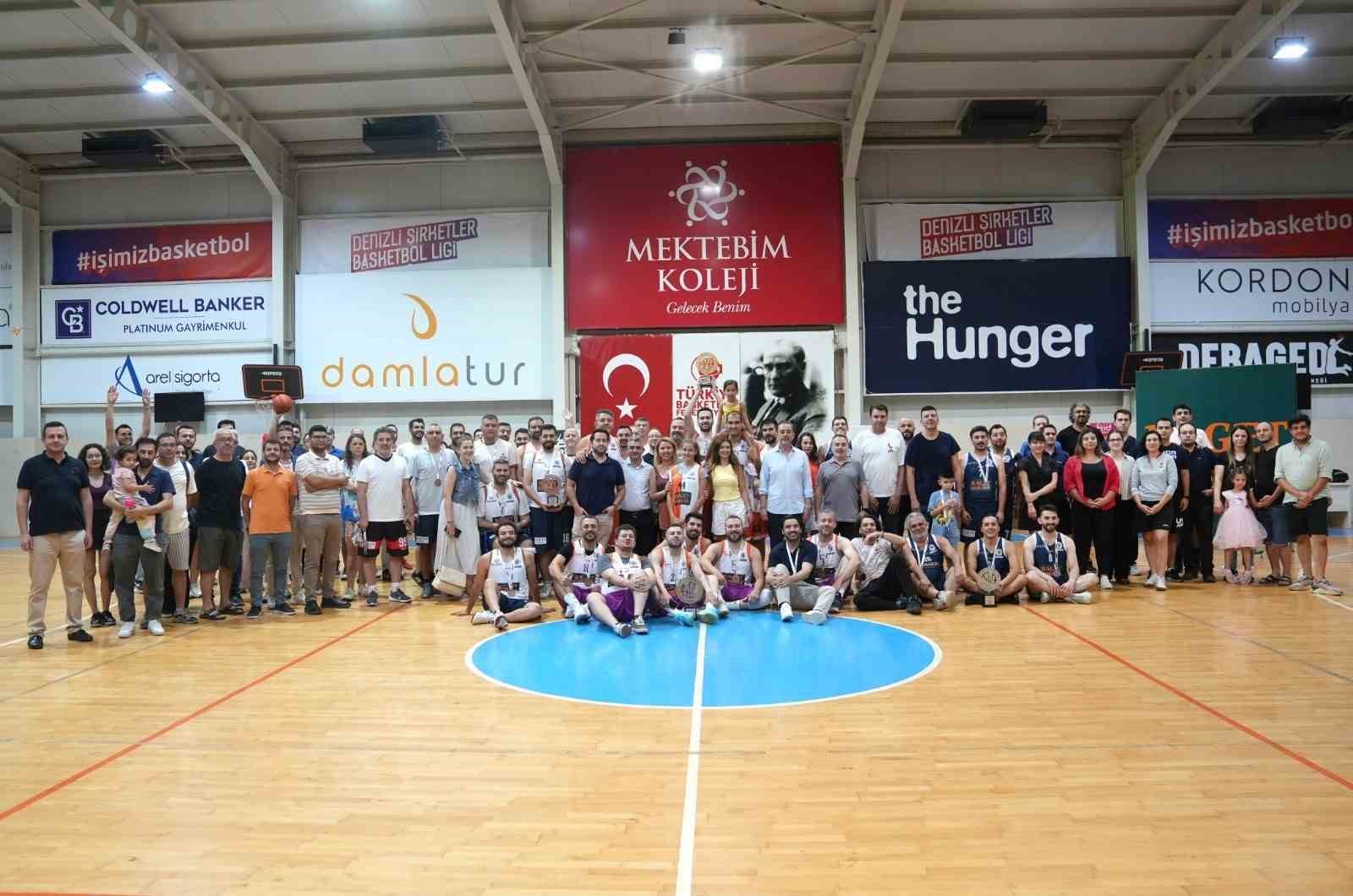 Denizli Şirketler Basketbol Ligi 2025 Sezonu şampiyonu belli oldu

