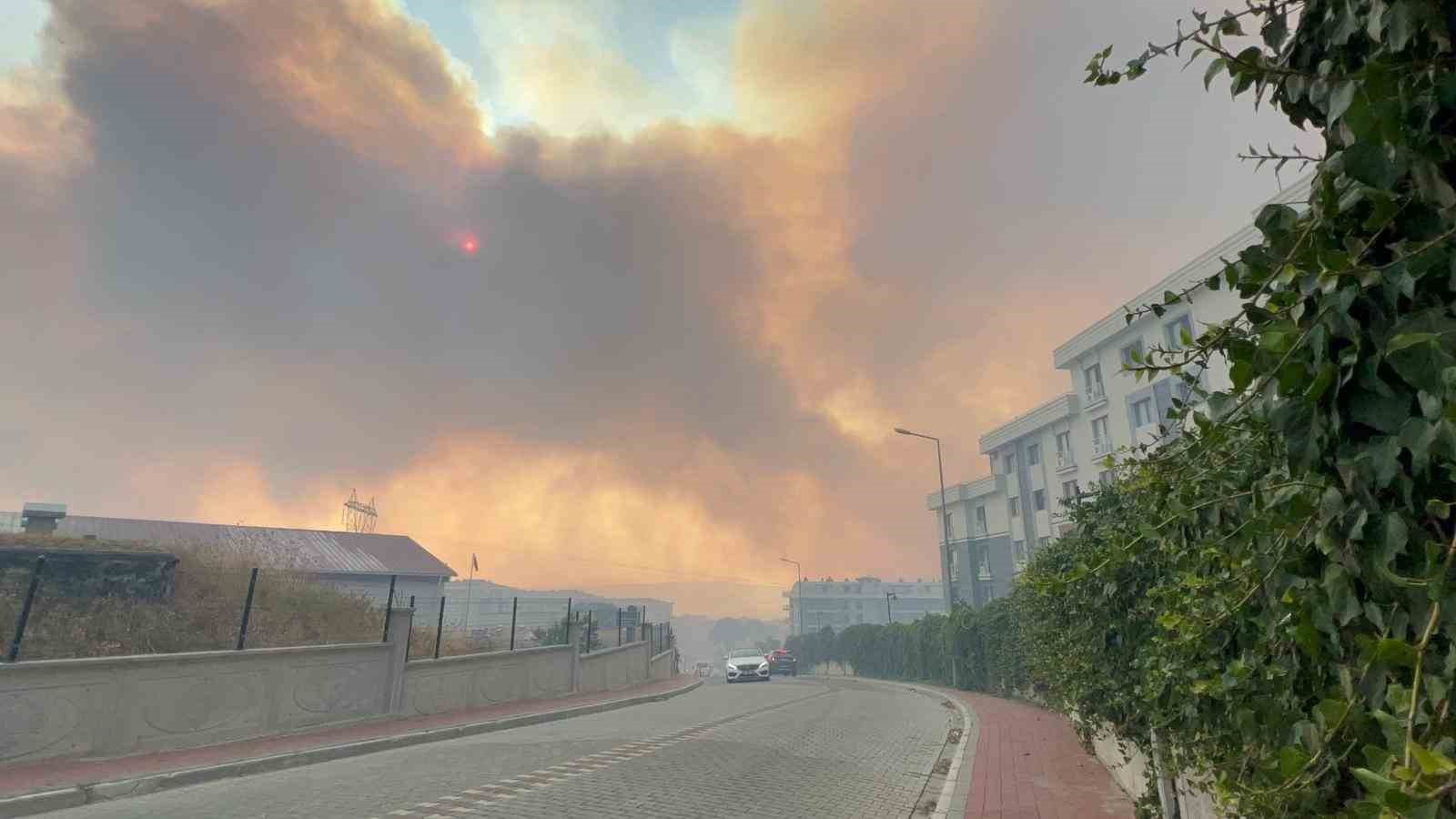 Çanakkale şehir merkezi dumanlara teslim oldu, sokaklar boşaltılıyor
