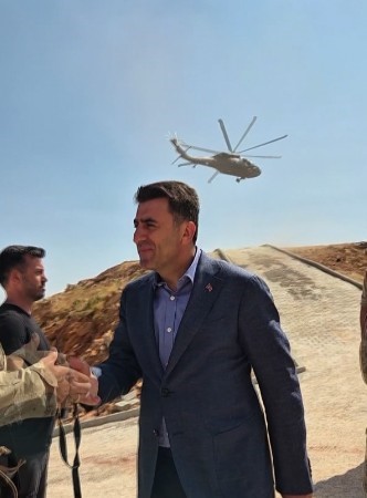 Vali Aygöl, Aliboğazı’nda askerlerle bir araya geldi