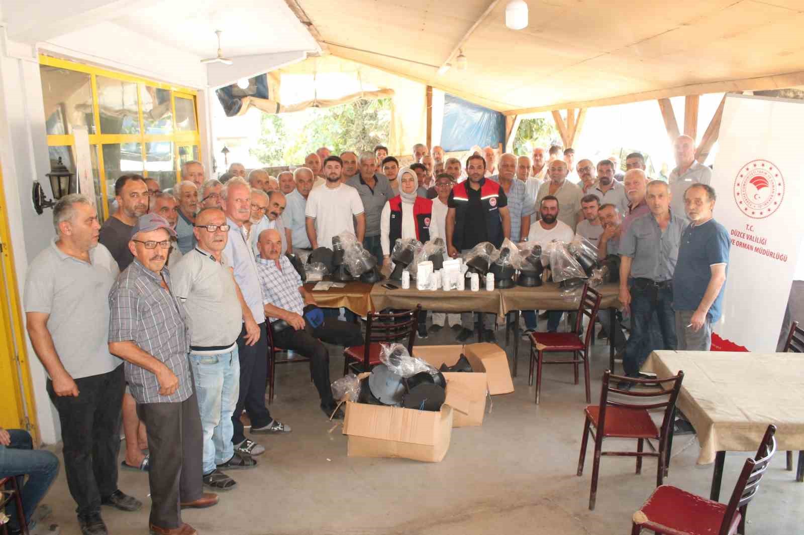 Düzce’de kahverengi kokarca ile mücadele devam ediyor