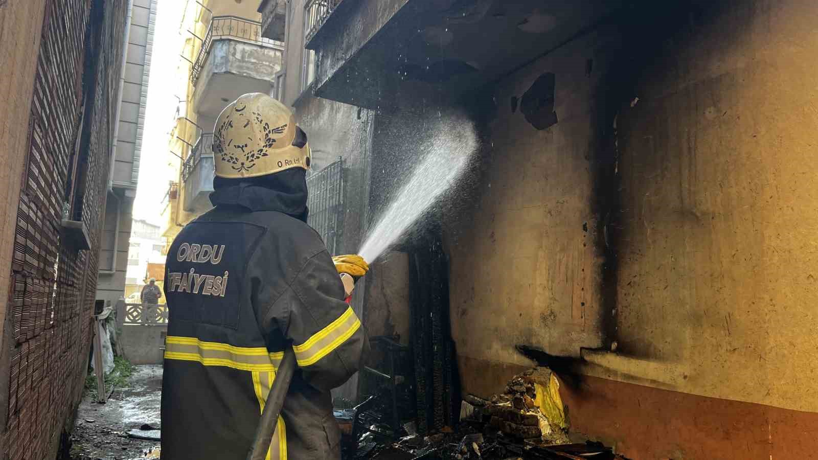 Ordu’da yakılan çöpler yangına neden oldu