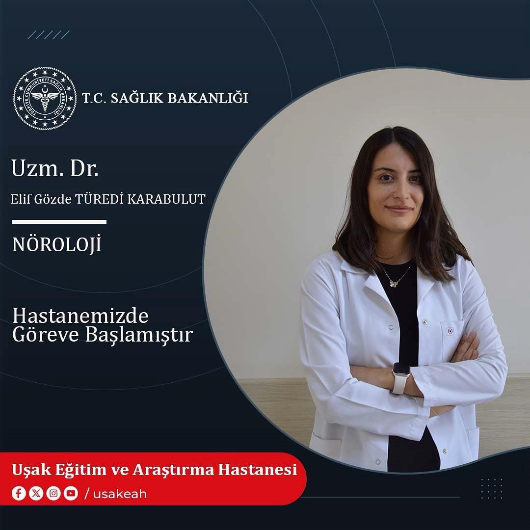 Uşak Eğitim ve Araştırma Hastanesi kadrosuna yeni uzman doktorlar katıldı
