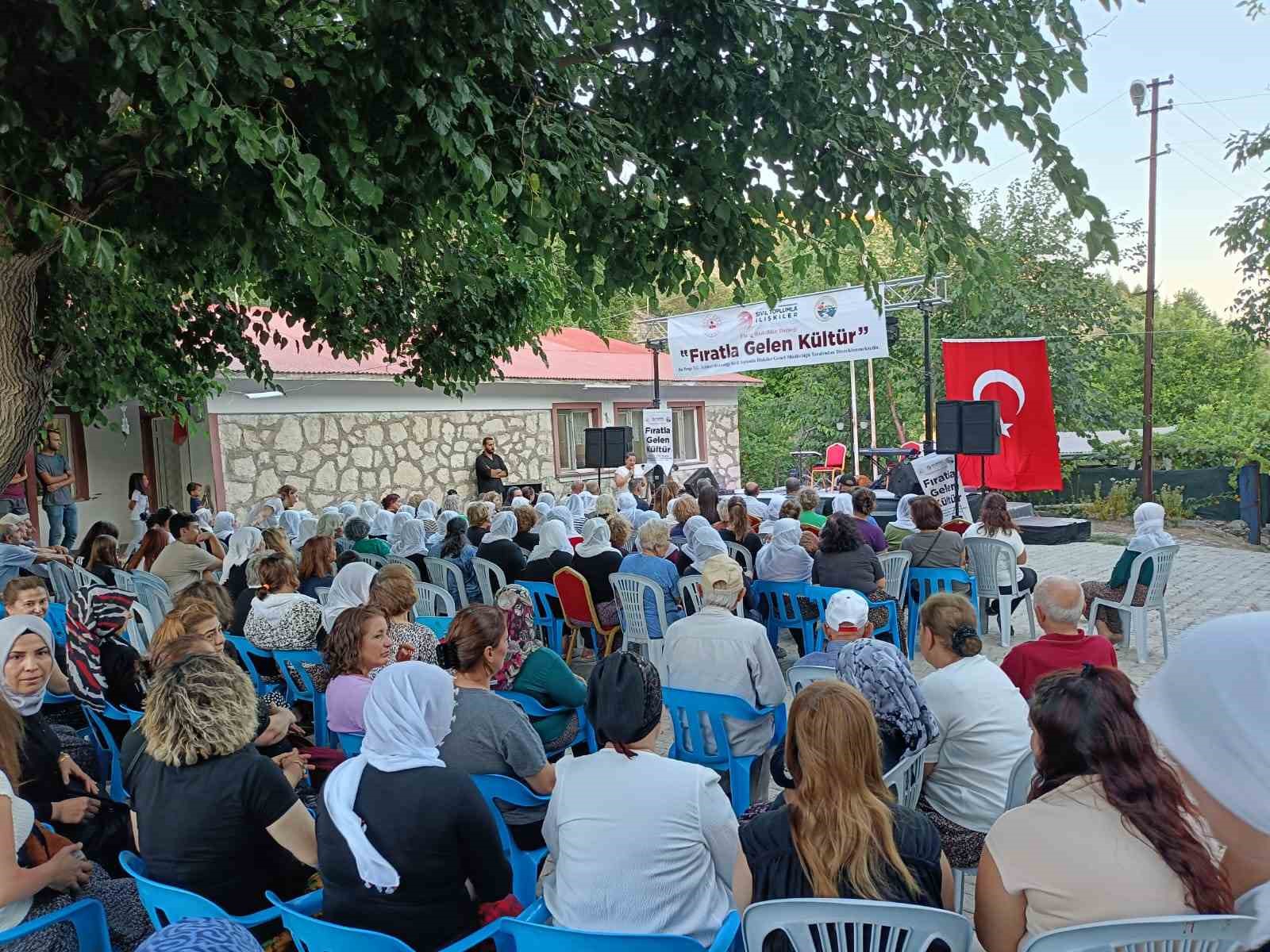 "Fırat’la Gelen Kültür" projesi Beyelması köyünde hayata geçti