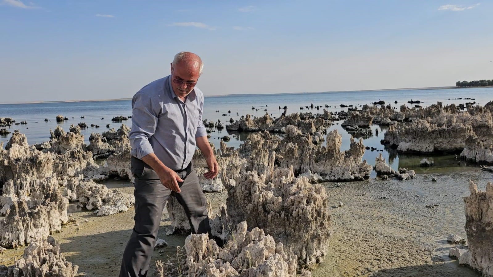 Van Gölü kuraklık nedeniyle alarm veriyor
