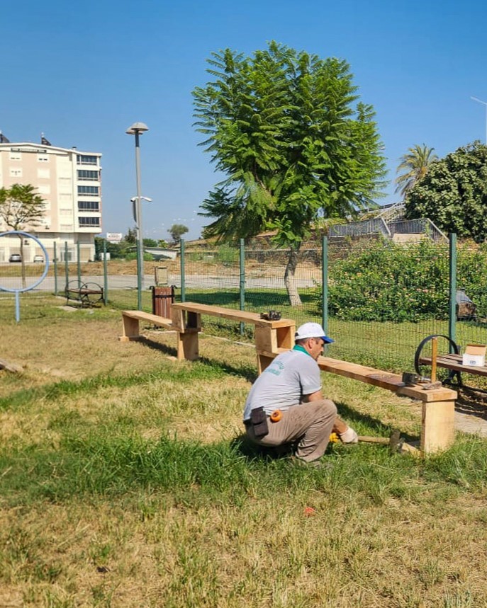 Manavgat Belediyesi köpek eğitim parkına yeni parkurlar ekliyor