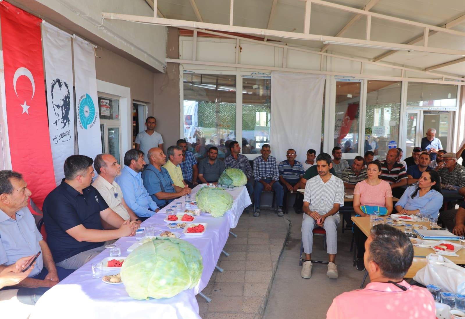 Niğde’de Çiftçi Buluşmalarının ilki Kaynarca Köyü’nde gerçekleştirildi