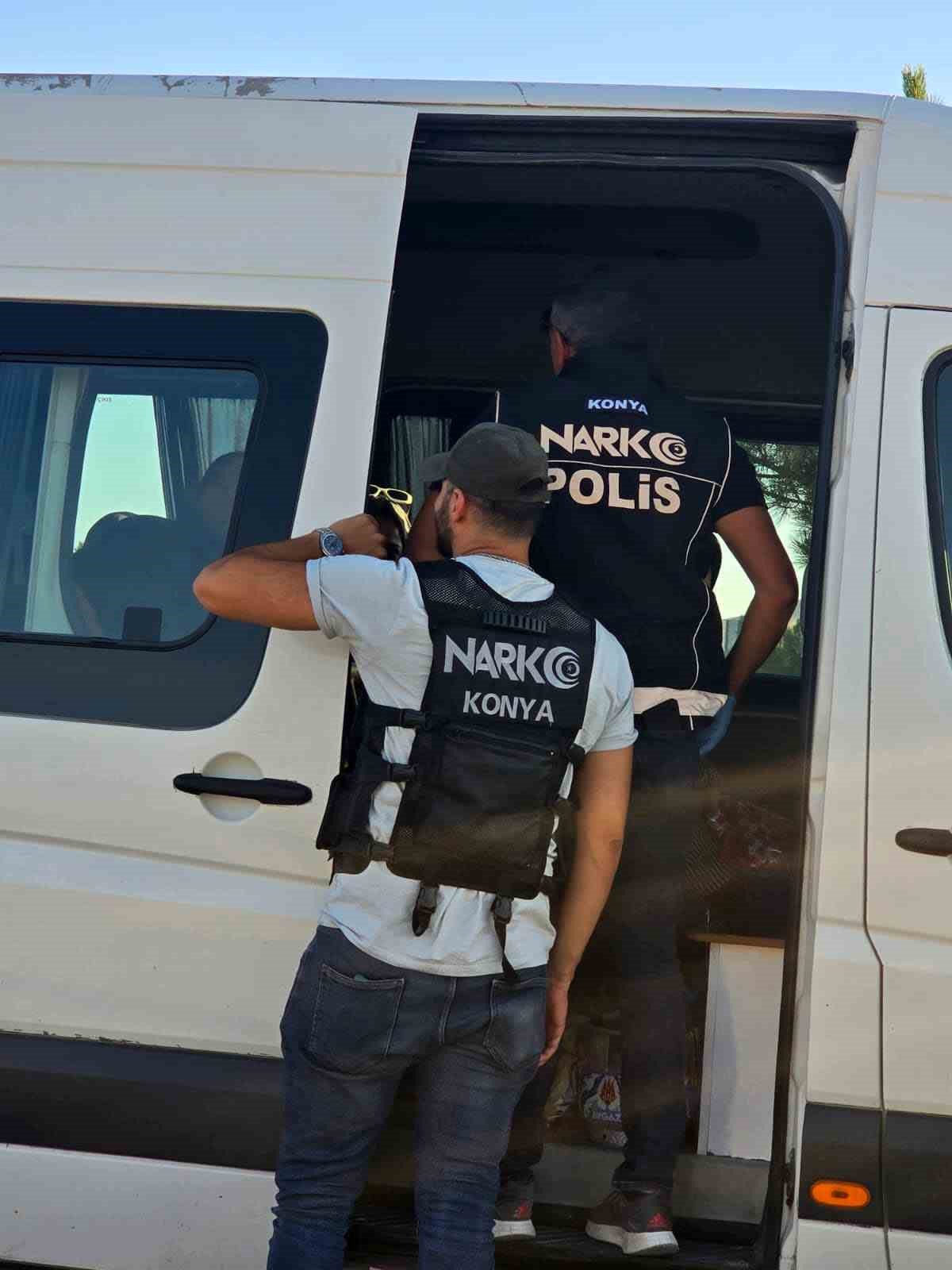 Konya’da uyuşturucuya karşı sıkı takip