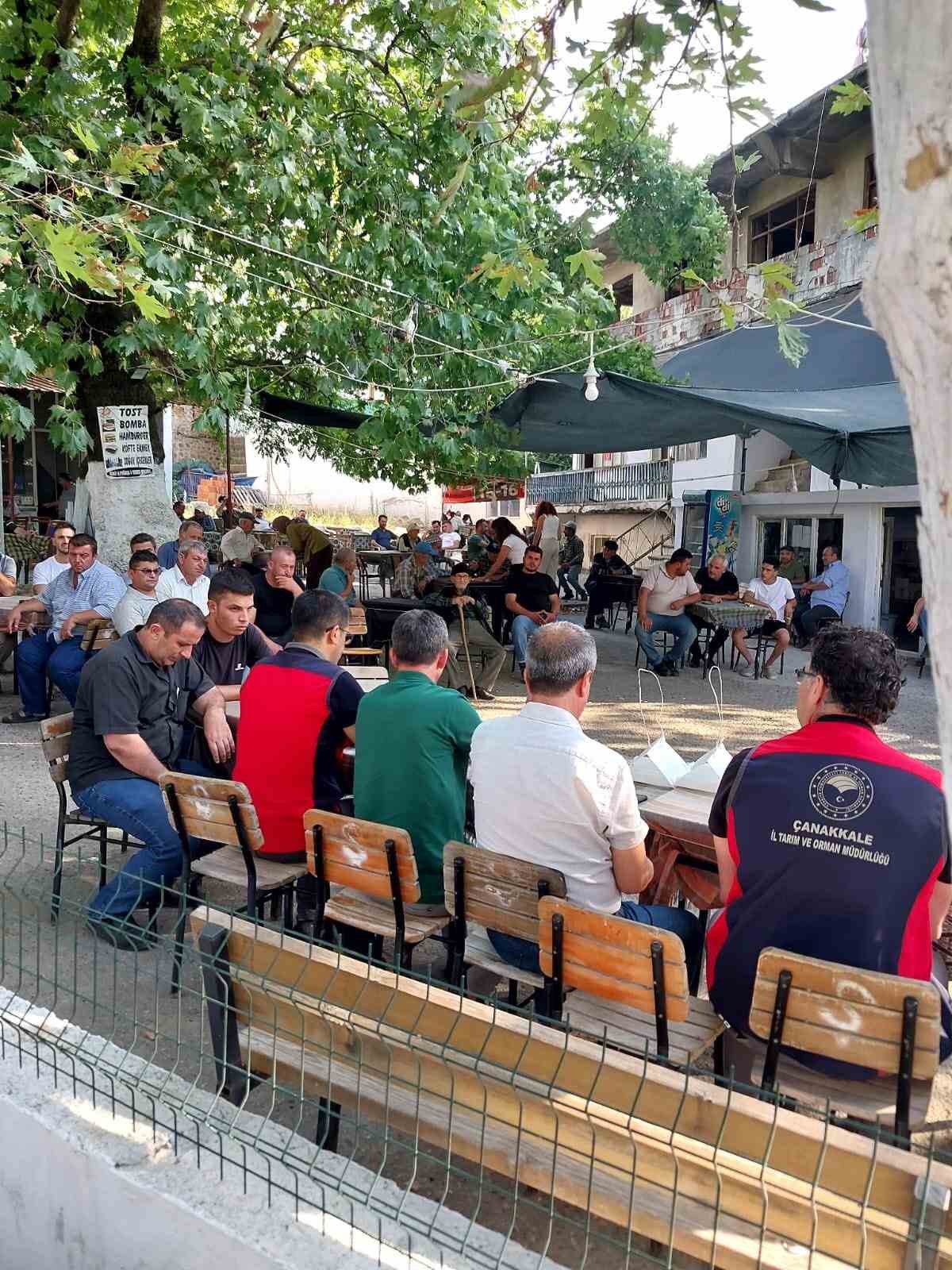 Çanakkale’de Akdeniz meyve sineği ile biyoteknik mücadele eğitimleri sürüyor