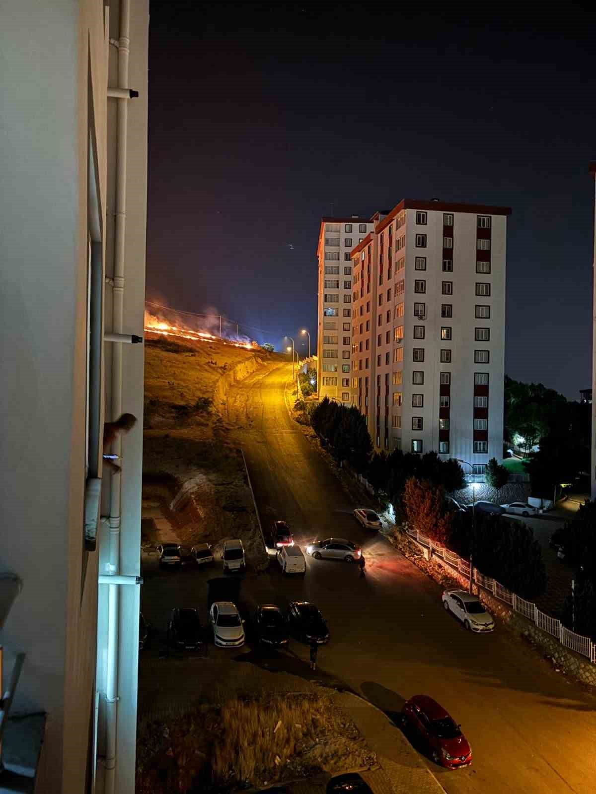 Kahramanmaraş&rsquo;ta otluk alanda yangın
