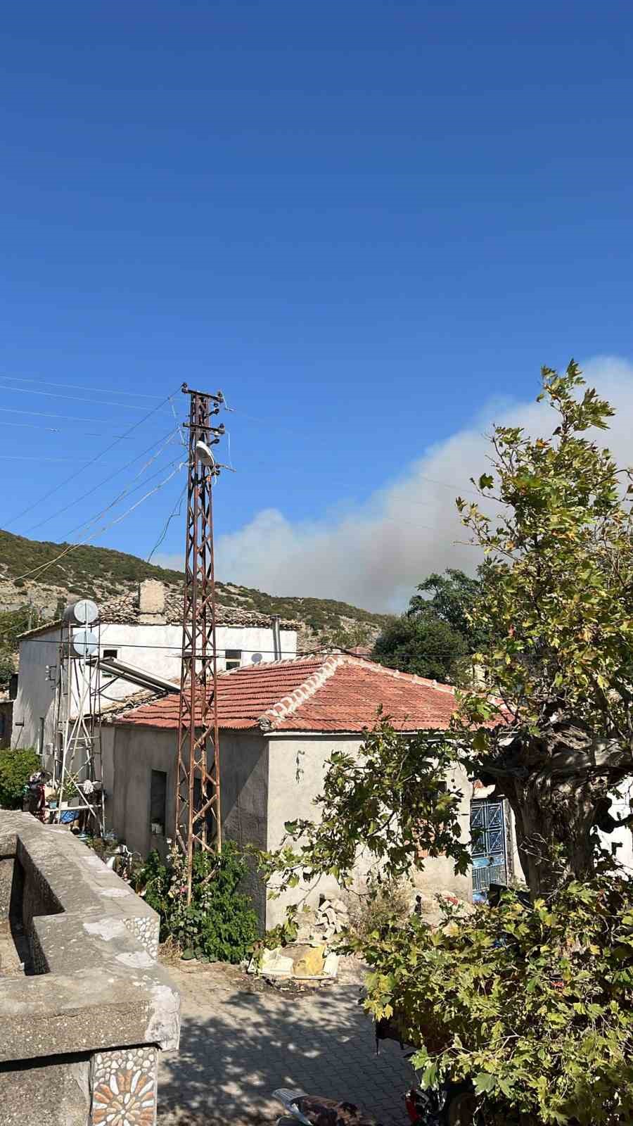 Gelibolu&rsquo;da orman yangını
