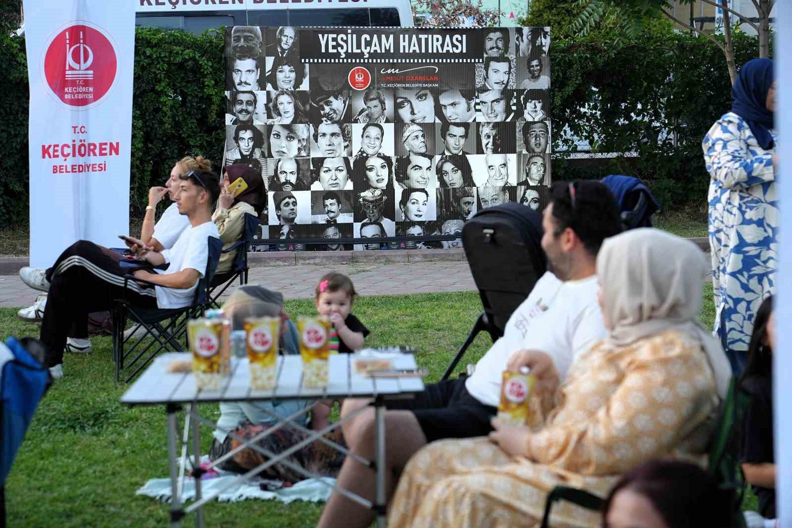 Ankara&rsquo;da yaz akşamları Yeşil&ccedil;am sinemaları ile vatandaşlarla buluştu
