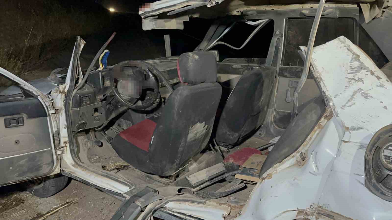 Adıyaman’da otomobil takla attı: 1’i ağır 4 yaralı