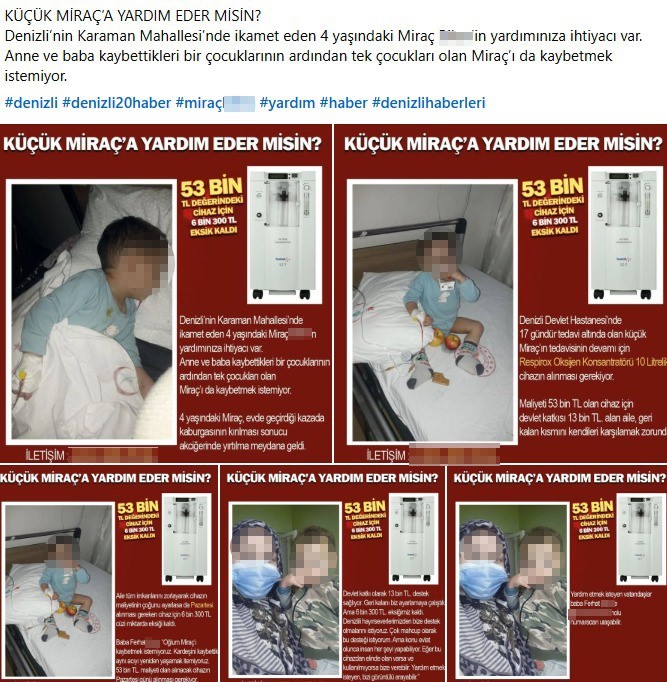 Hasta &ccedil;ocuklar adına bağış toplanarak dolandırıcılık yapıldığı iddiası
