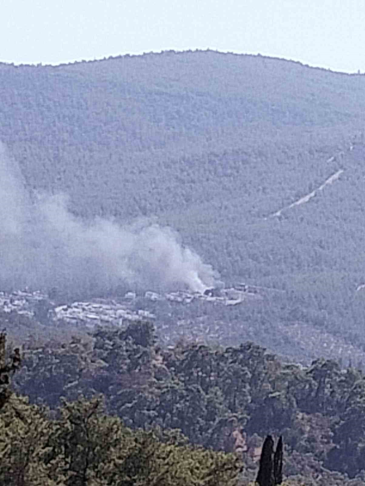 Yangın ormana sı&ccedil;ramadan s&ouml;nd&uuml;r&uuml;ld&uuml;
