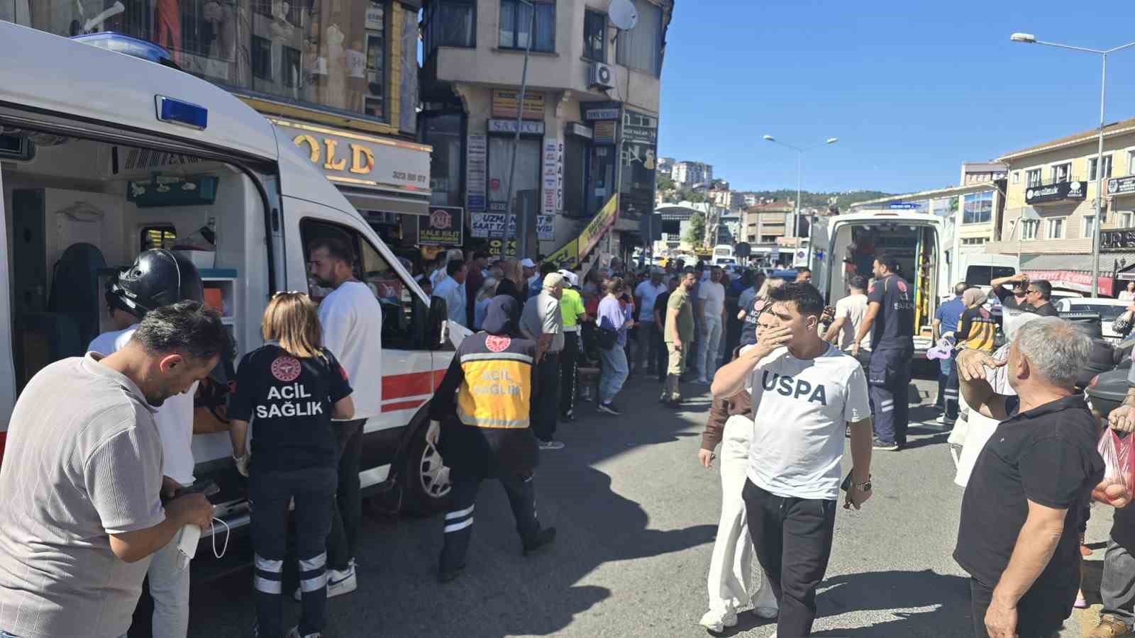 Zonguldak Ereğli’de motosiklet yayaya çarptı: 2 yaralı