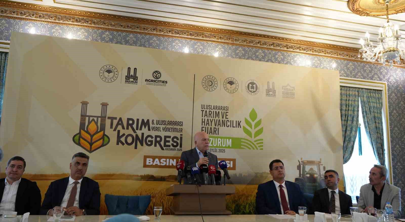 Uluslararası Tarım Fuarı ve Tarım Kongresi Erzurum’da kapılarını açıyor
