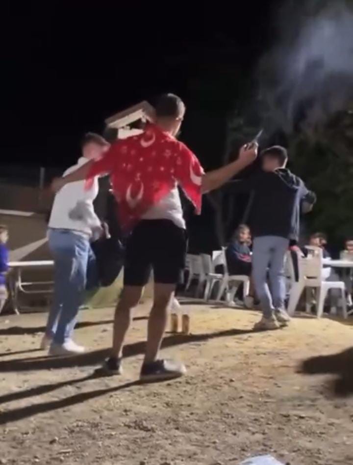 Asker eğlencesinde silahlar ateşlendi
