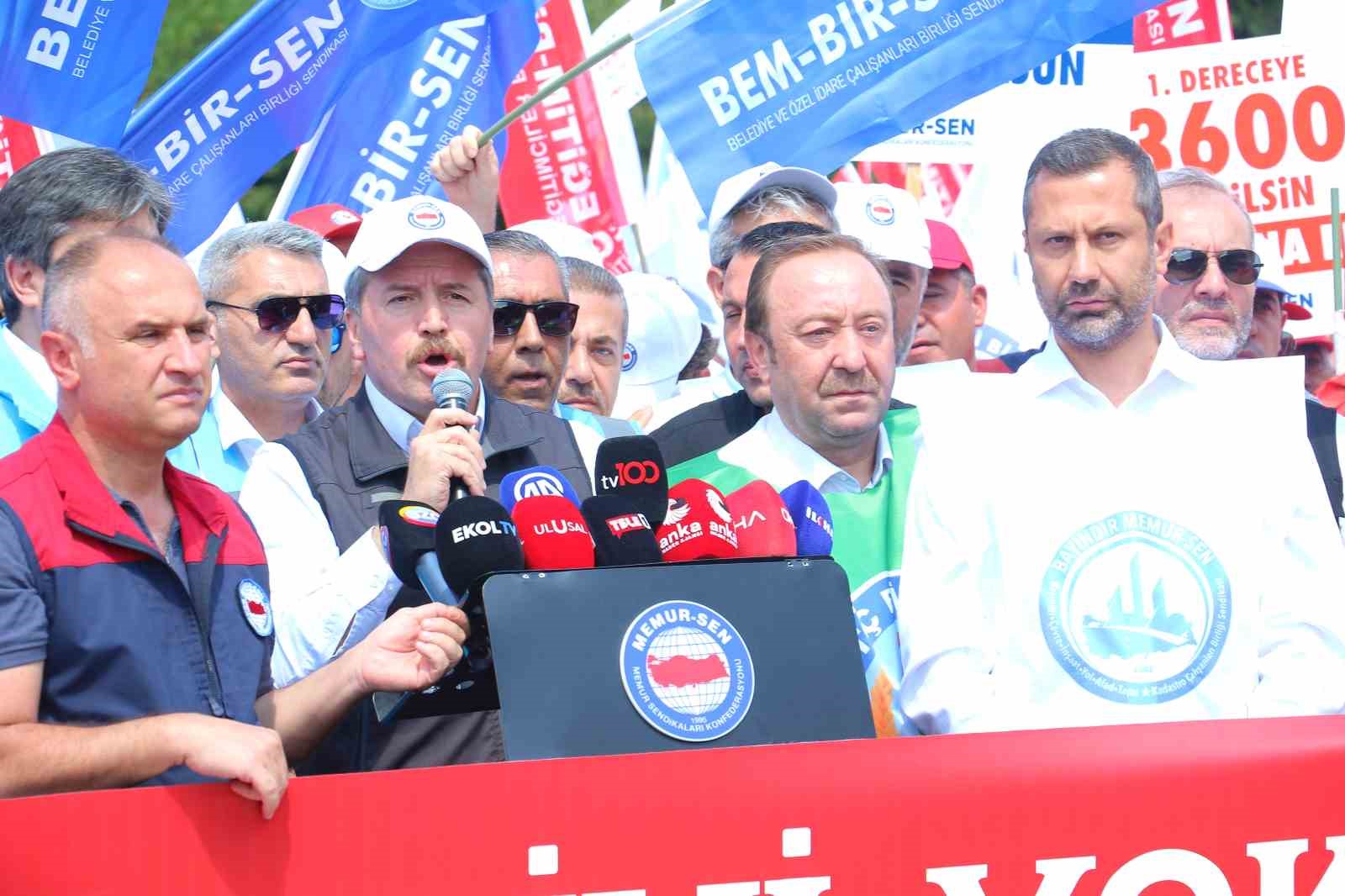 Memur-Sen Genel Başkanı Yalçın: "Memur enflasyonun sebebi değil, mağdurudur"
