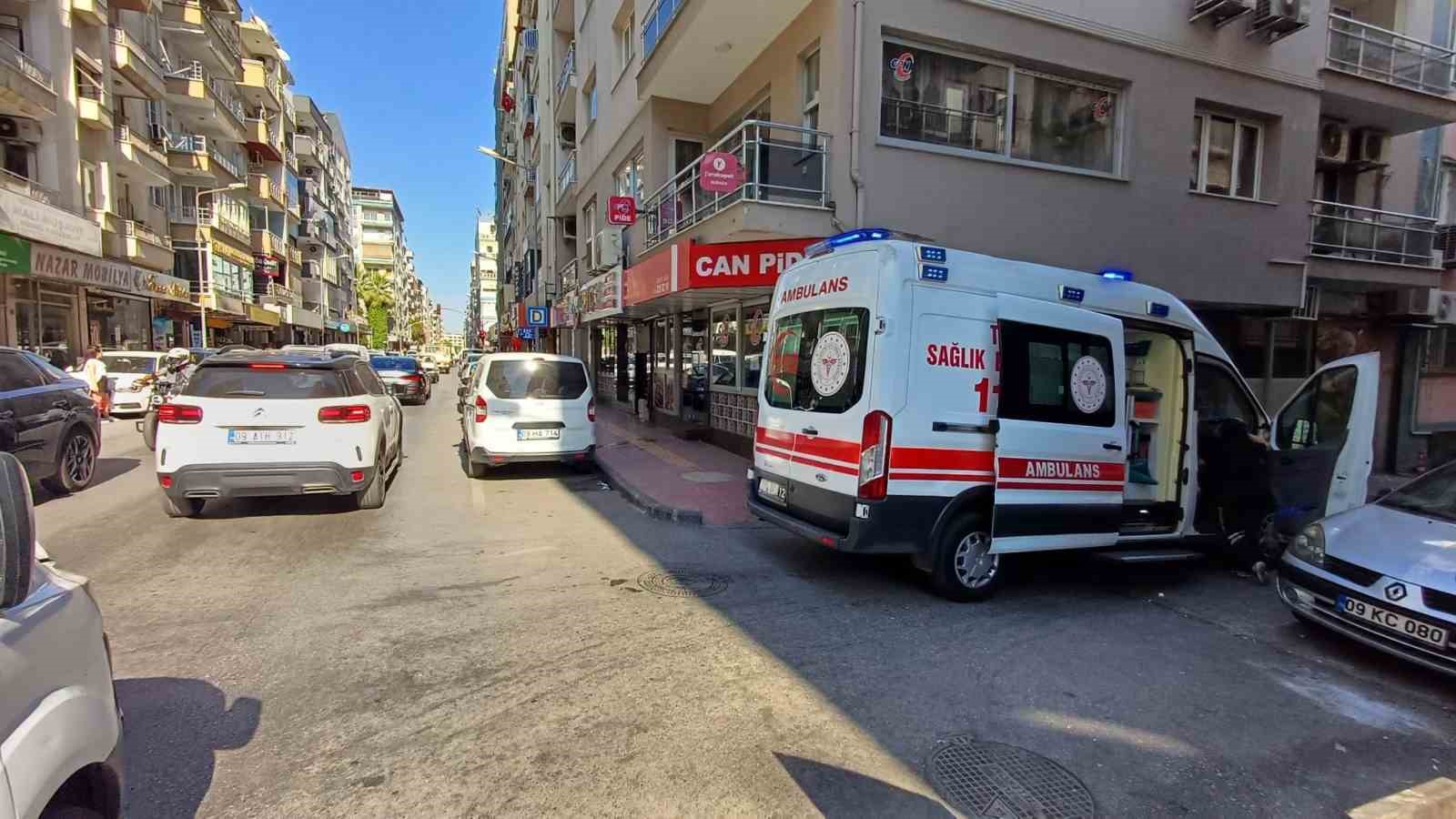 Motosikletten düşen sürücü yaralandı