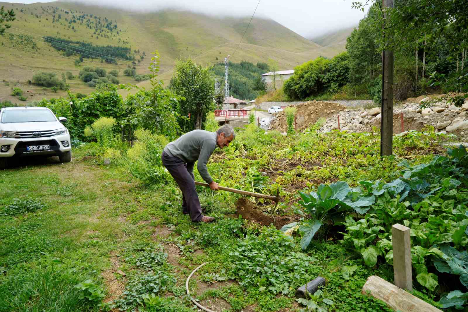 G&uuml;m&uuml;şhane&rsquo;de emekli imam kendi imk&acirc;nlarıyla k&ouml;y&uuml;ne 50 bin ağa&ccedil; dikti
