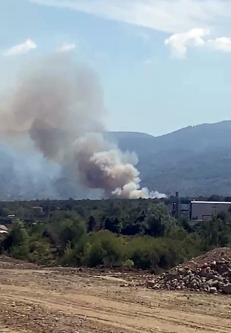 Ormanlık alanda yangın: &Ccedil;ok sayıda ekip sevk edildi
