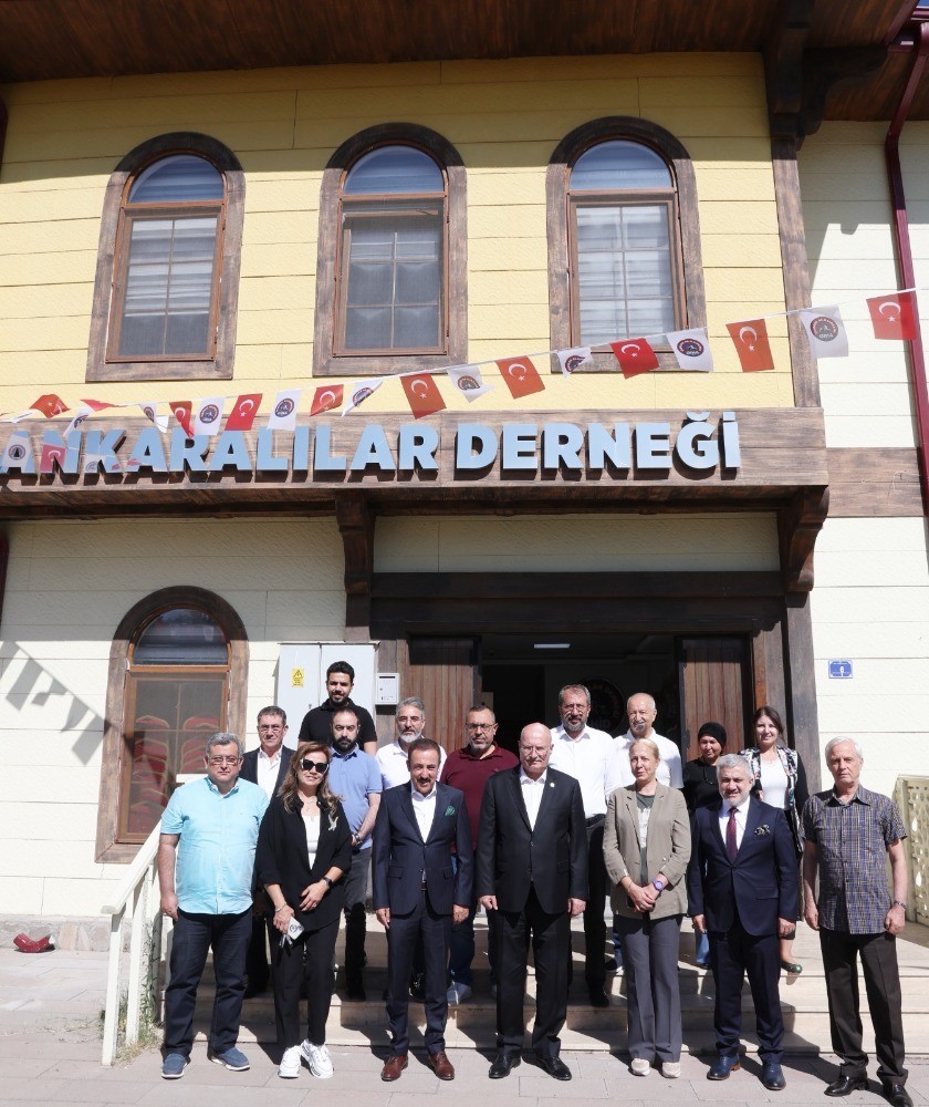 ATO Başkanı Baran’dan, Ankaralılar ve Ankara’ya Hizmet Edenler Derneği’ne ziyaret
