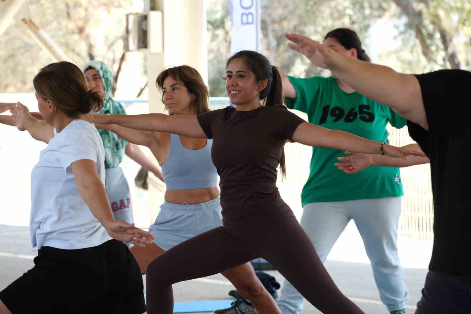 Bodrum’da açık hava spor günü