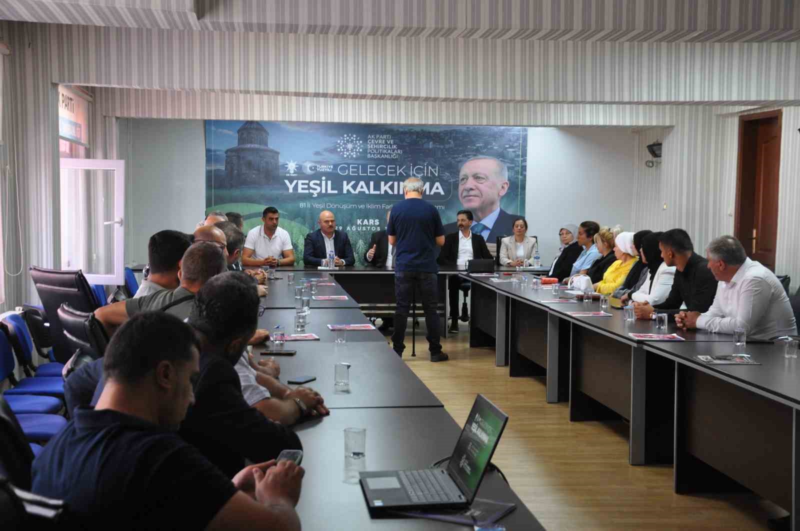 Kars’ta "Yeşil Dönüşüm ve İklim Farkındalığı etkinliği
