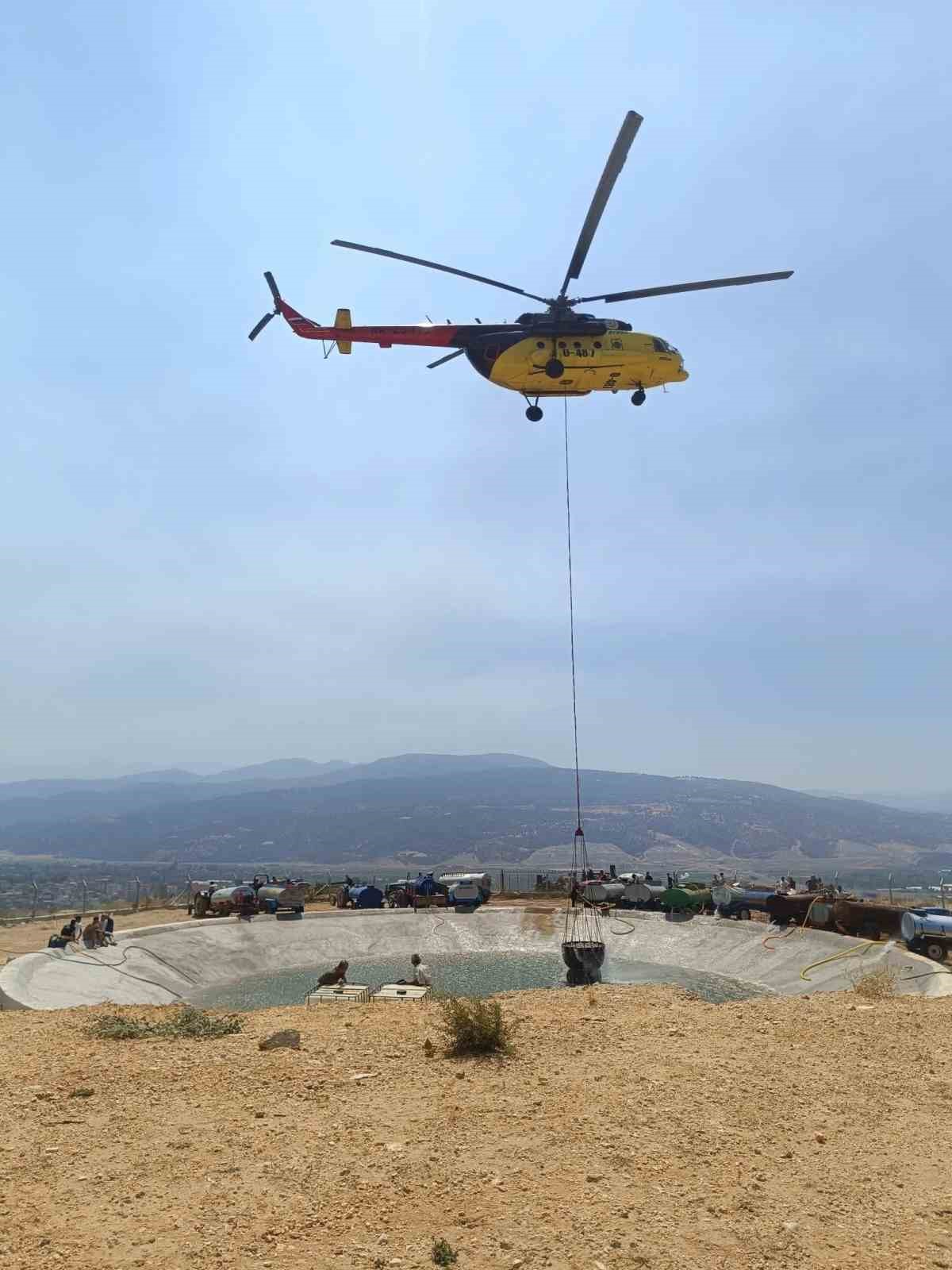 Vatandaşlar yangın i&ccedil;in seferber oldular
