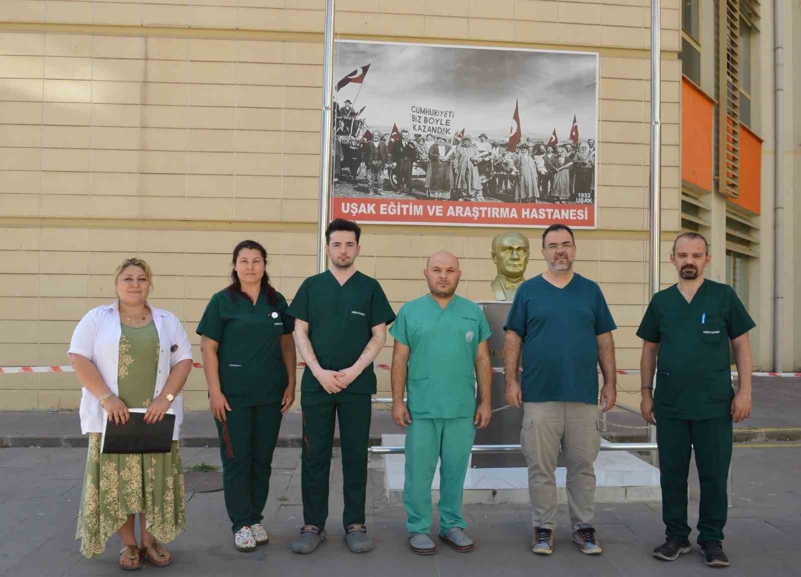 Uşak’ta bağışlanan organlar 3 hastaya umut oldu
