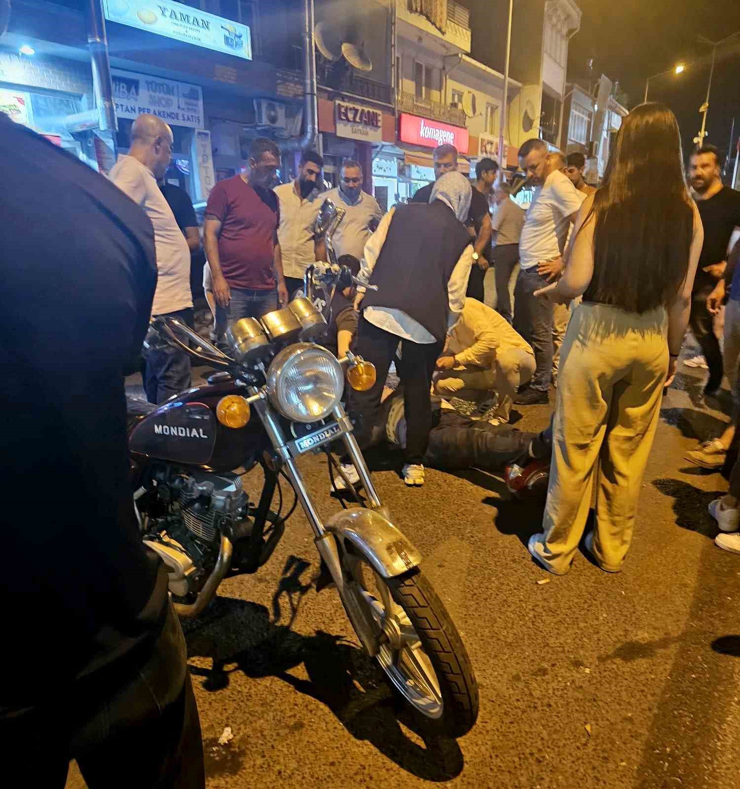 Muratlı&rsquo;da motosiklet kazası: 1 yaralı
