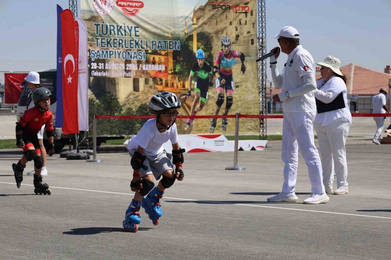 Karaman’da düzenlenen ‘Tekerlekli Paten Türkiye Şampiyonası’ sona erdi