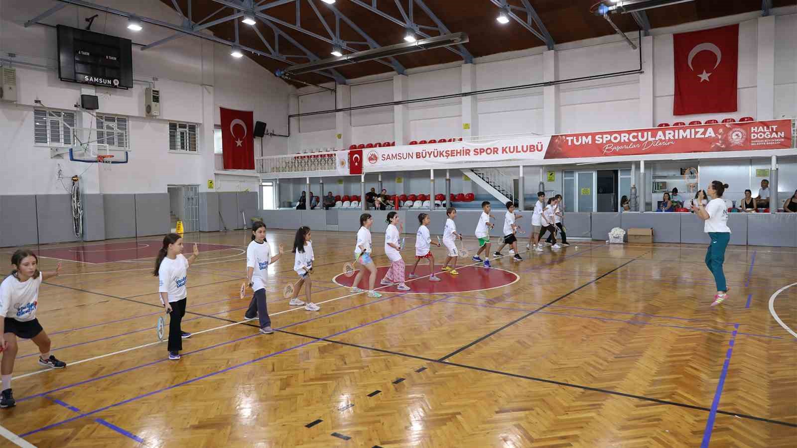 Samsun’da yaz spor okullarına 670 öğrenci katıldı