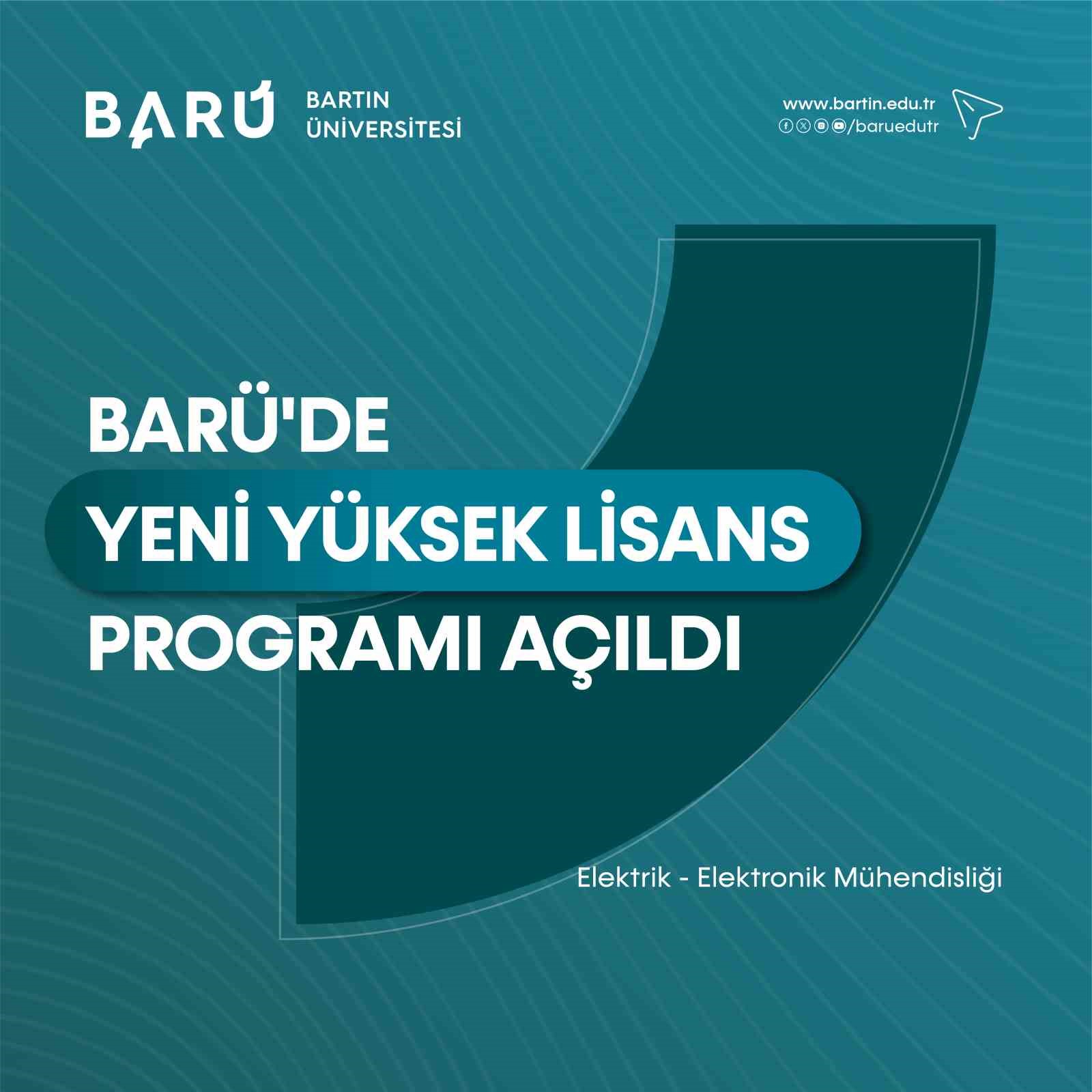 BAR&Uuml;&rsquo;de Elektrik-Elektronik M&uuml;hendisliği y&uuml;ksek lisans programı a&ccedil;ıldı
