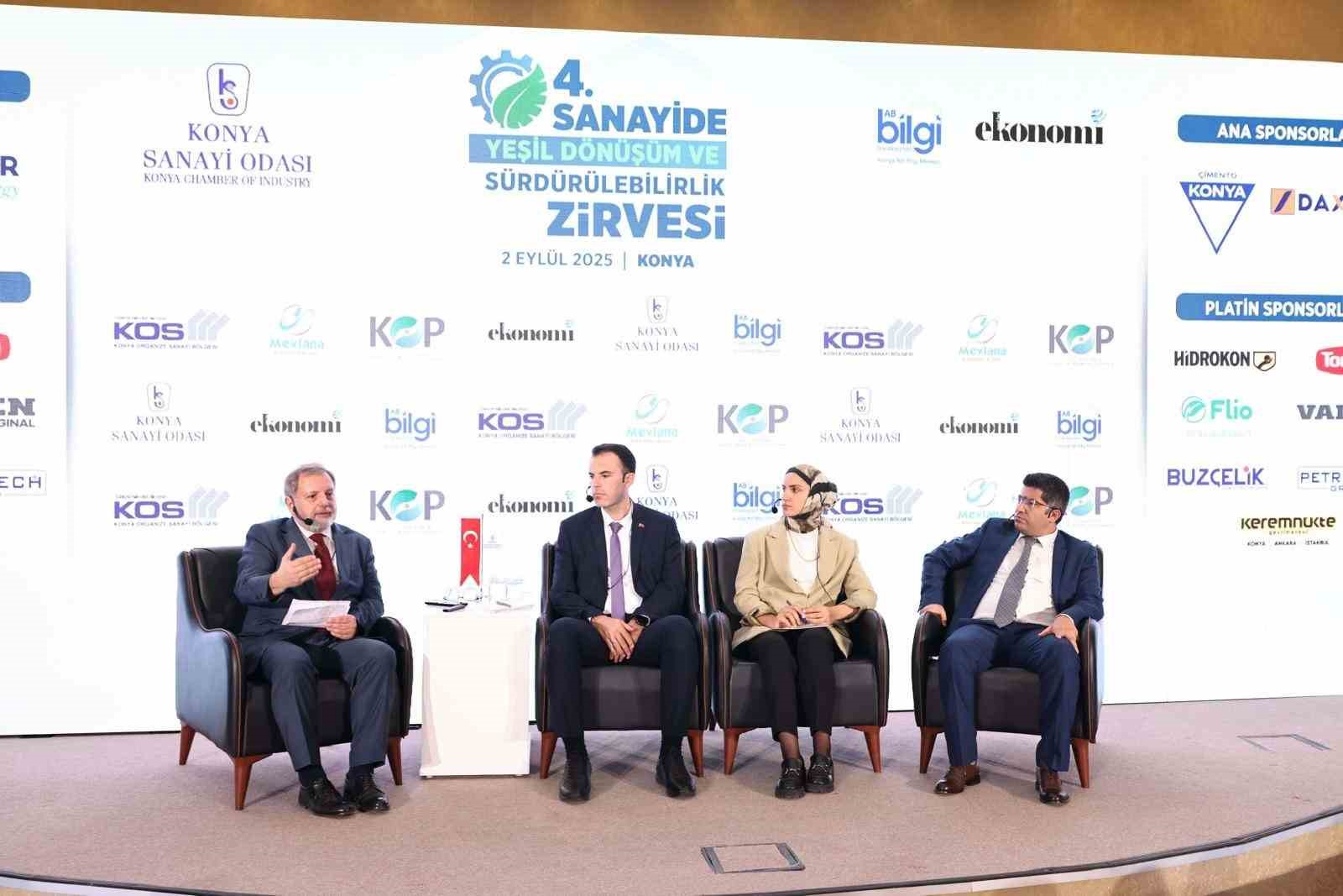 Konya yeşil sanayinin öncüsü olacak
