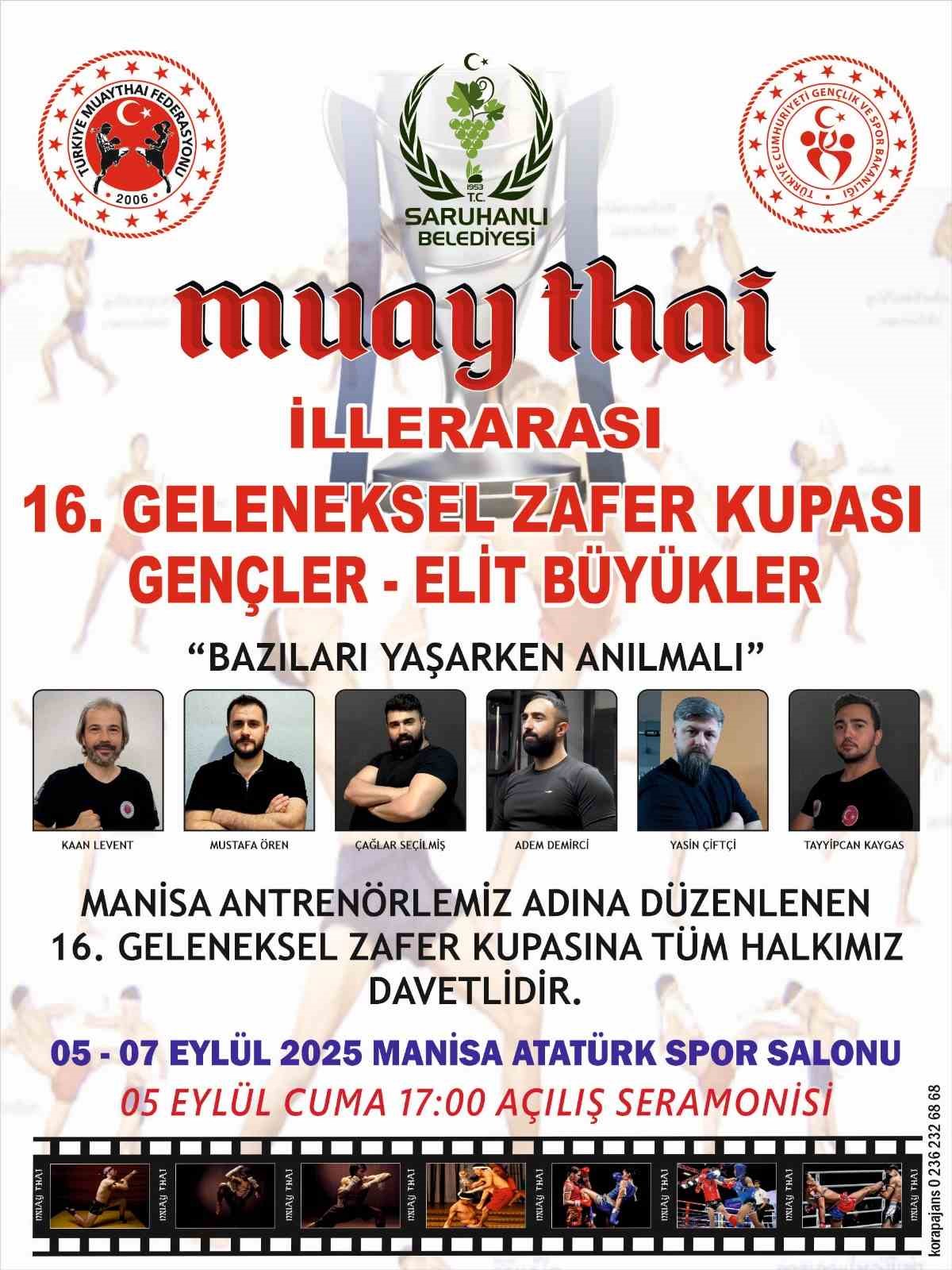 Manisa’da Muaythai Turnuvası heyecanı yaşanacak
