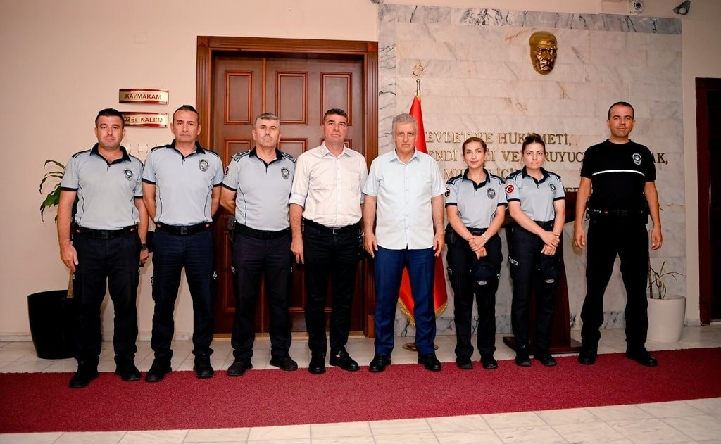 Kaymakam Keklik Kuşadası zabıtasını ağırladı