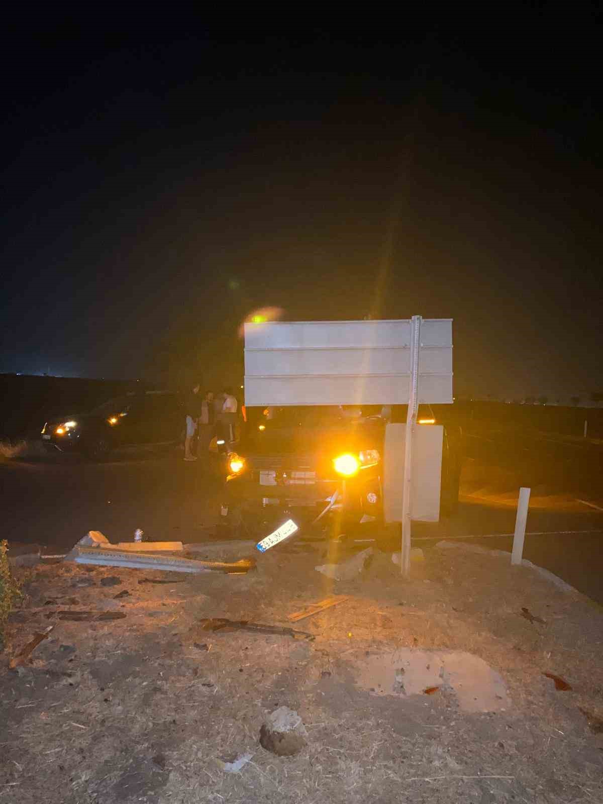 Muratlı’da korkutan kaza: Bir araç alev aldı