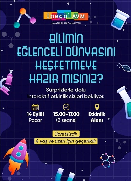 İnegöl AVM’de Eylül ayında okula dönüş şenliği ve atölye programı